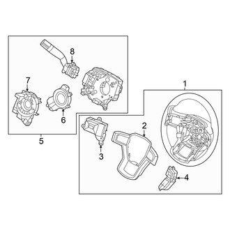 Ford OE - Steering Wheel & Trim (Cutaway Van)