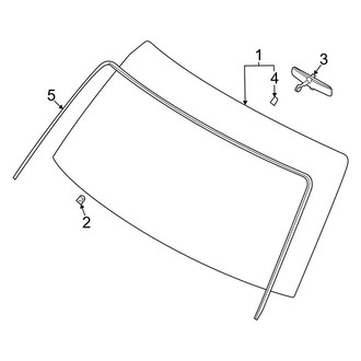 Ford OE - Windshield - Glass (Cutaway / Cutaway Van)