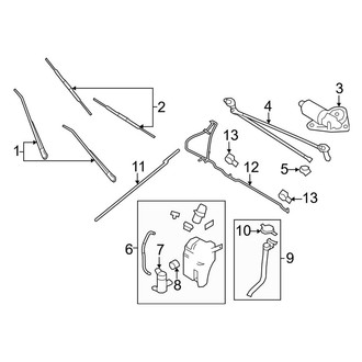 Ford OE - Windshield - Wiper & Washer Components