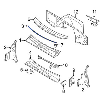 Ford OE - Cowl Seal