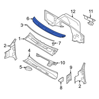 Ford OE - Right Cowl Cover