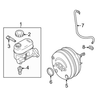 Ford OE - Cab - Components on Dash Panel (Single Rear Wheels)