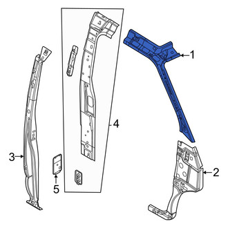 Ford OE - Right Upper Body A-Pillar Reinforcement