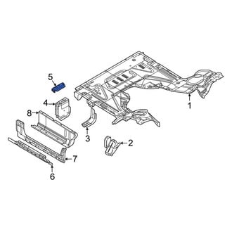 Ford OE - Front Right Floor Reinforcement End Cap
