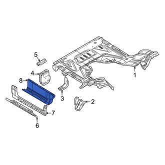 Ford OE - Front Right Running Board Step Pad