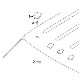 Ford OE - Cab - Roof Lamps (Cutaway / Cutaway Van)