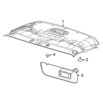 Ford OE - Cab - Interior Trim (Headliner & Components), (Cutaway / Cutaway Van)