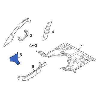 Ford OE - Front Left Kick Panel Trim