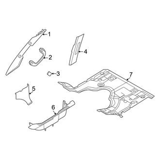 Ford OE - Cab - Interior Trim (Pillars & Floor), (Cutaway / Cutaway Van)