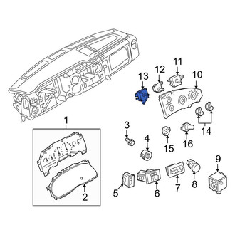 Ford OE - HVAC Blower Control Switch