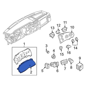 Ford OE - Instrument Panel Lens