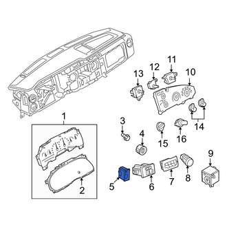 Ford OE - Instrument Panel Dimmer Switch