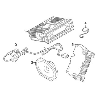 Ford OE - Instrument Panel - Sound System (Cutaway Van)