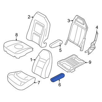 Ford OE - Front Left Seat Armrest Cover