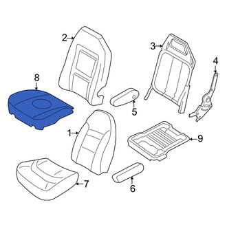 Ford OE - Front Left Seat Cushion Foam