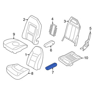 Ford OE - Front Left Seat Armrest Cover