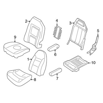 Ford OE - Seats & Tracks - Driver Seat Components (Cutaway / Cutaway Van)