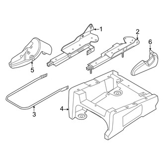 Ford OE - Seats & Tracks - Tracks & Components (Driver Seat, Manual Seats), (Cutaway / Cutaway Van)