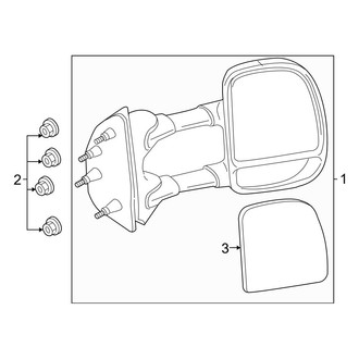 Ford OE - Door - Outside Mirrors (Cutaway / Cutaway Van)