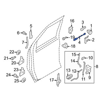 Ford OE - Front Door Lock Switch