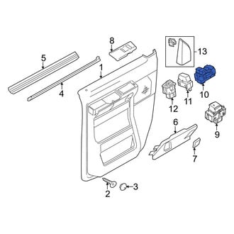 Ford OE - Front Left Door Window Switch