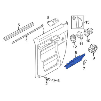 Ford OE - Front Left Interior Door Handle Trim
