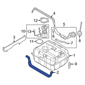 Ford OE - Fuel Tank Strap