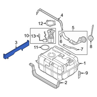 Ford OE - Fuel Tank Strap Bracket
