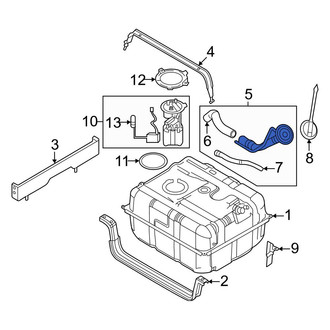 Ford OE - Fuel Filler Hose
