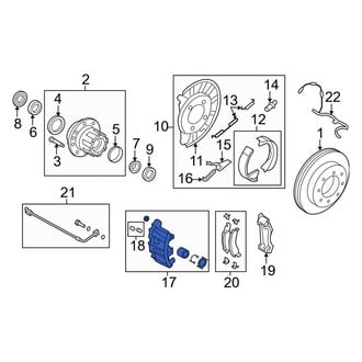 Ford OE - Front Left Disc Brake Caliper