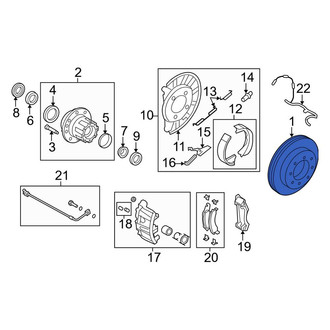 Ford OE - Rear Disc Brake Rotor