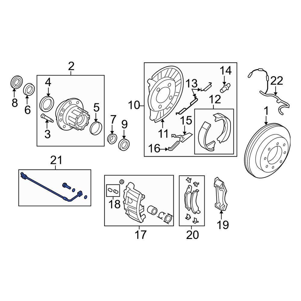 ford-oe-8c2z2a442er-rear-right-brake-hydraulic-line