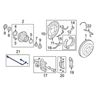 Ford OE - Rear Left Brake Hydraulic Line