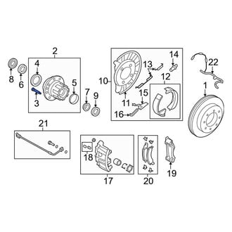 Ford OE - Rear Wheel Lug Stud