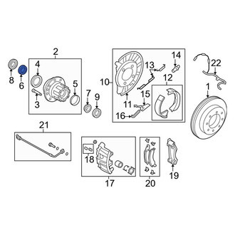 Ford OE - Rear Drive Axle Shaft Bearing