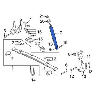 Ford OE - Rear Suspension Shock Absorber