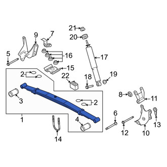 Ford OE - Rear Leaf Spring Assembly