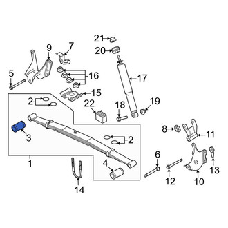 Ford OE - Rear Leaf Spring Bushing
