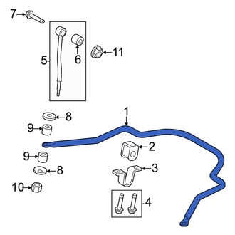 Ford OE - Front Suspension Stabilizer Bar
