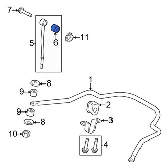 Ford OE - Rear Suspension Stabilizer Bar Link Bushing