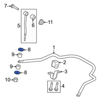 Ford OE - Suspension Stabilizer Bar Link Washer