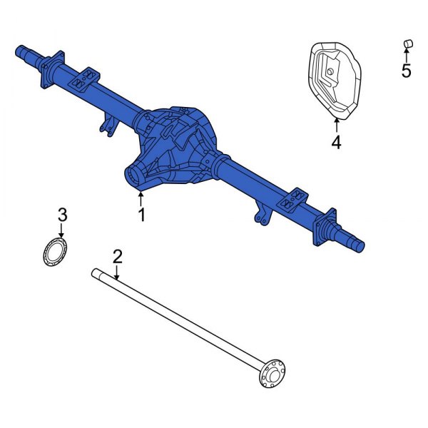 Ford OE 8C2Z4010A Rear Differential Housing