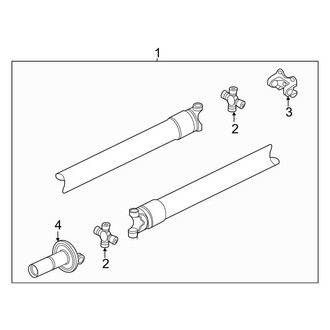 Ford OE - Rear Suspension - Drive Shaft (1-Piece)