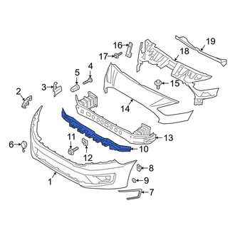 Ford OE - Front Bumper Impact Absorber