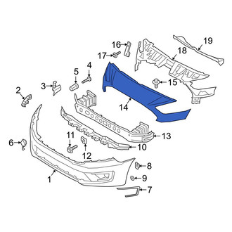Ford OE - Front Upper Bumper Cover