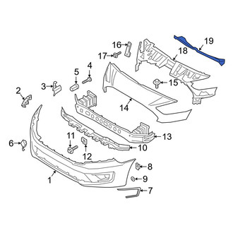 Ford OE - Front Radiator Support Access Cover