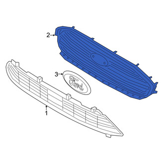 Ford OE - Front Upper Grille