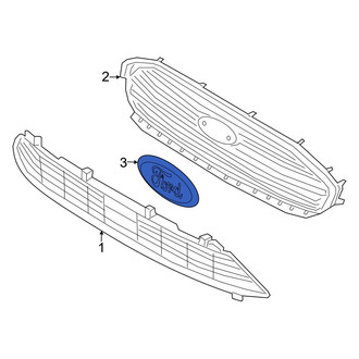 Ford OE - Front Grille Emblem
