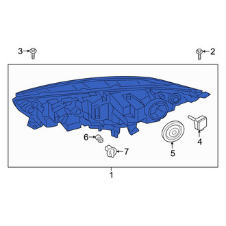 Ford OE - Front Left Headlight Assembly