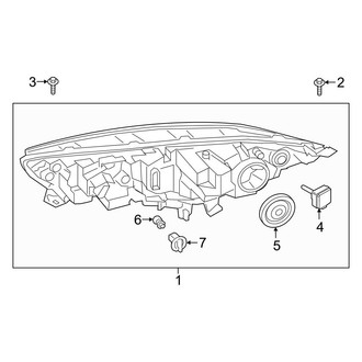 Ford OE - Front Lamps - Headlamp Components (HID Lamps)